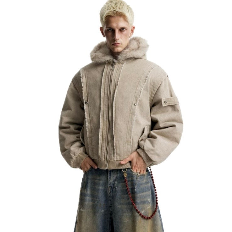 Y2K Shearling Bomber – Arc&Riot