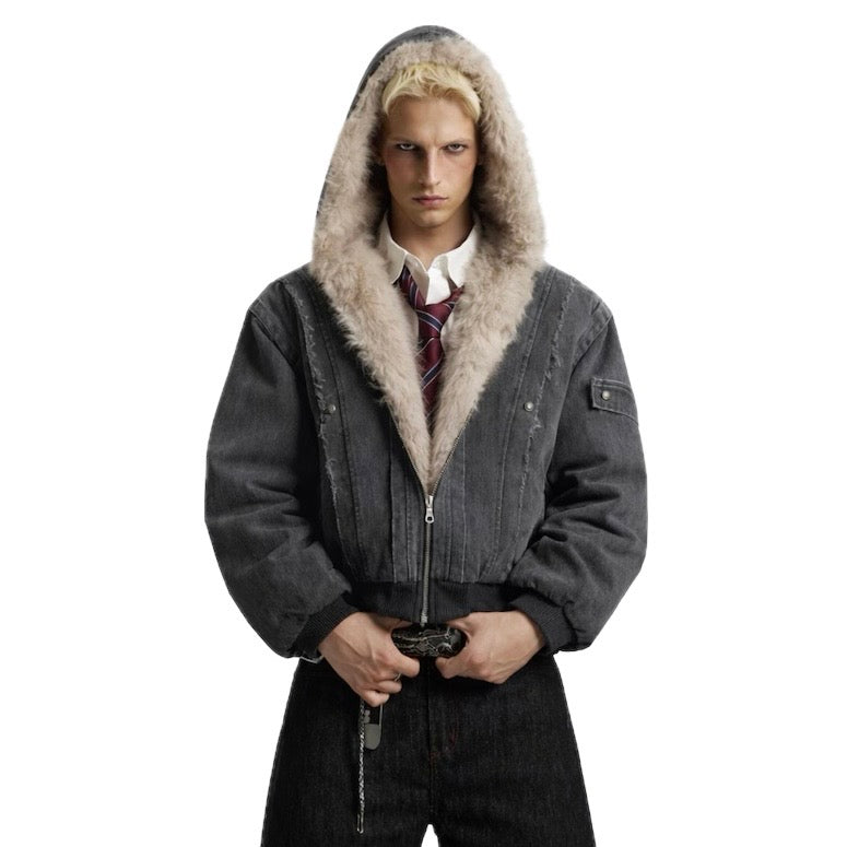 Y2K Shearling Bomber