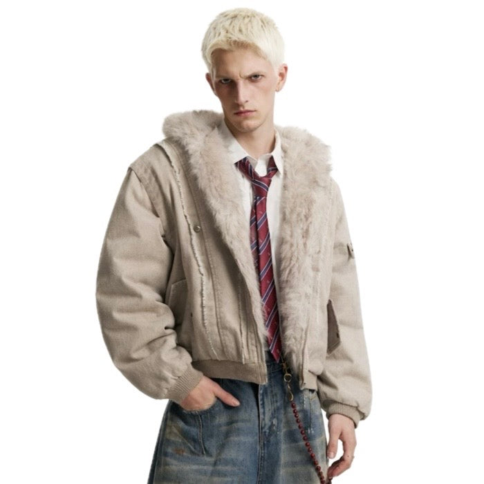 Y2K Shearling Bomber