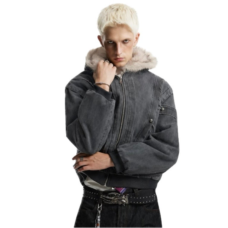 Y2K Shearling Bomber