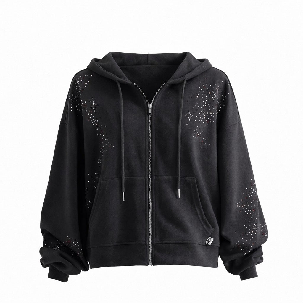 Star Dust Zip Hoodie