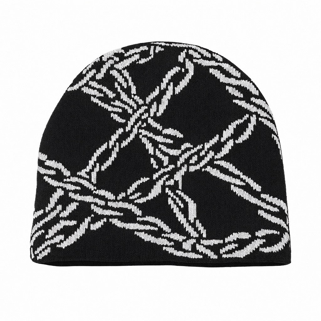 Barbed Wire Knit Beanie