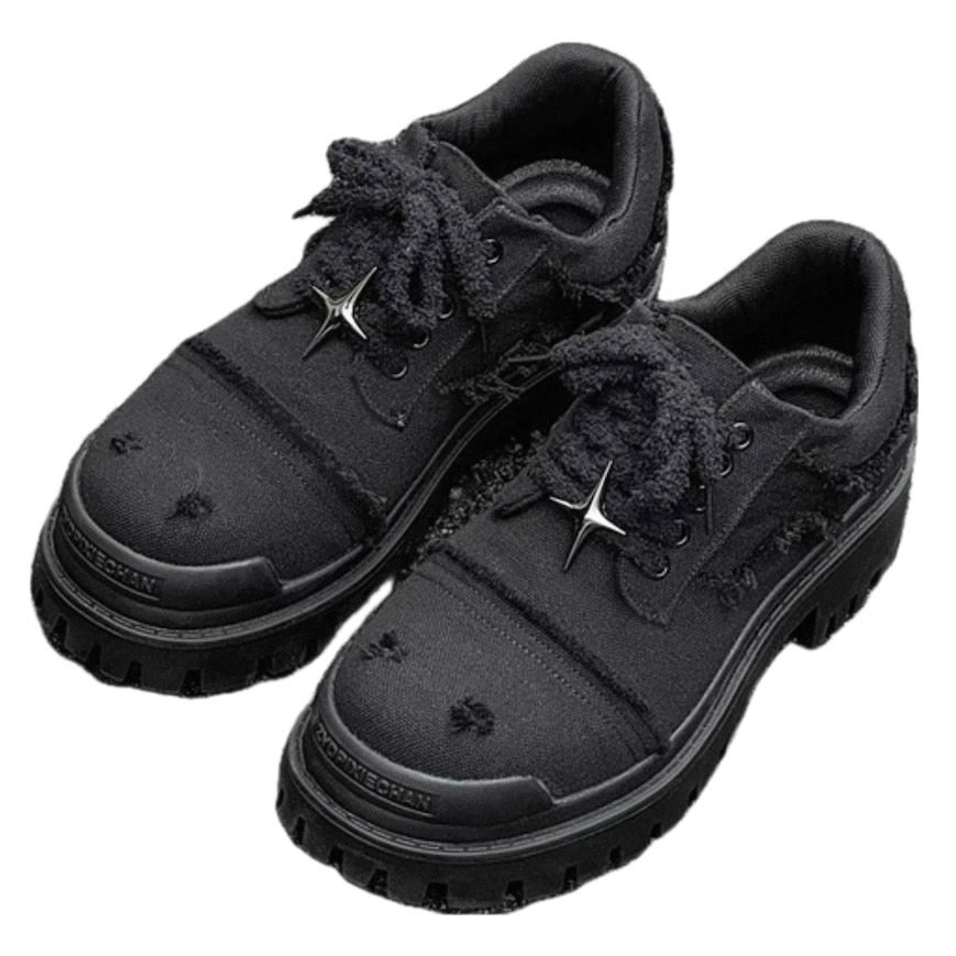 Black Star Chunky Shoes